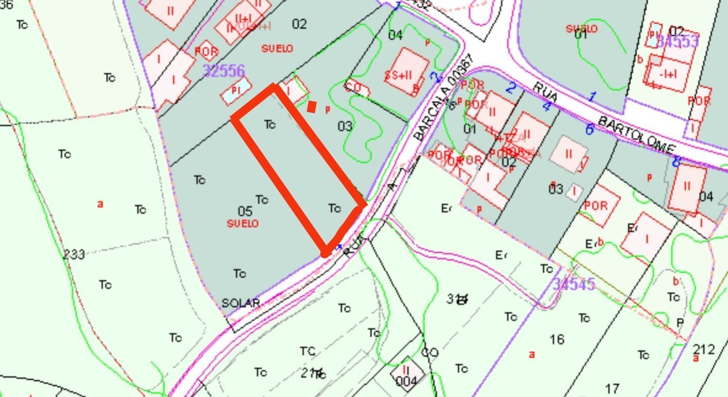 Terreno en venta  calle Lugar San Marcos, Cambre, A Coruña  1/1
